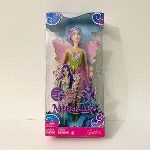 2005 Barbie Fairytopia Mermaidia Purple/Blue Hair Fairy Doll